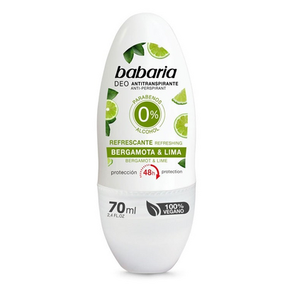Babaria desodorizante Bergamota e Lima Roll On 70ml